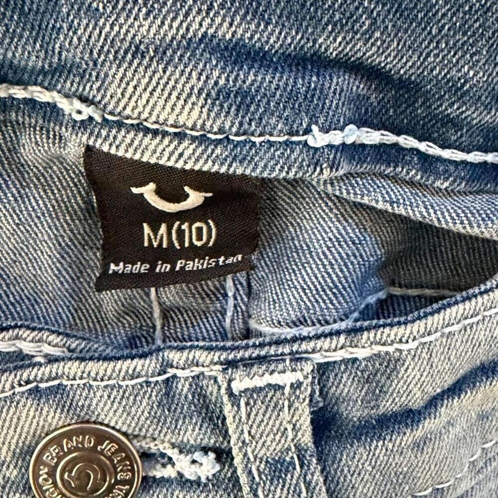 True Religion Boys Cargo Jean Shorts Size 10 - Picture 7 of 8